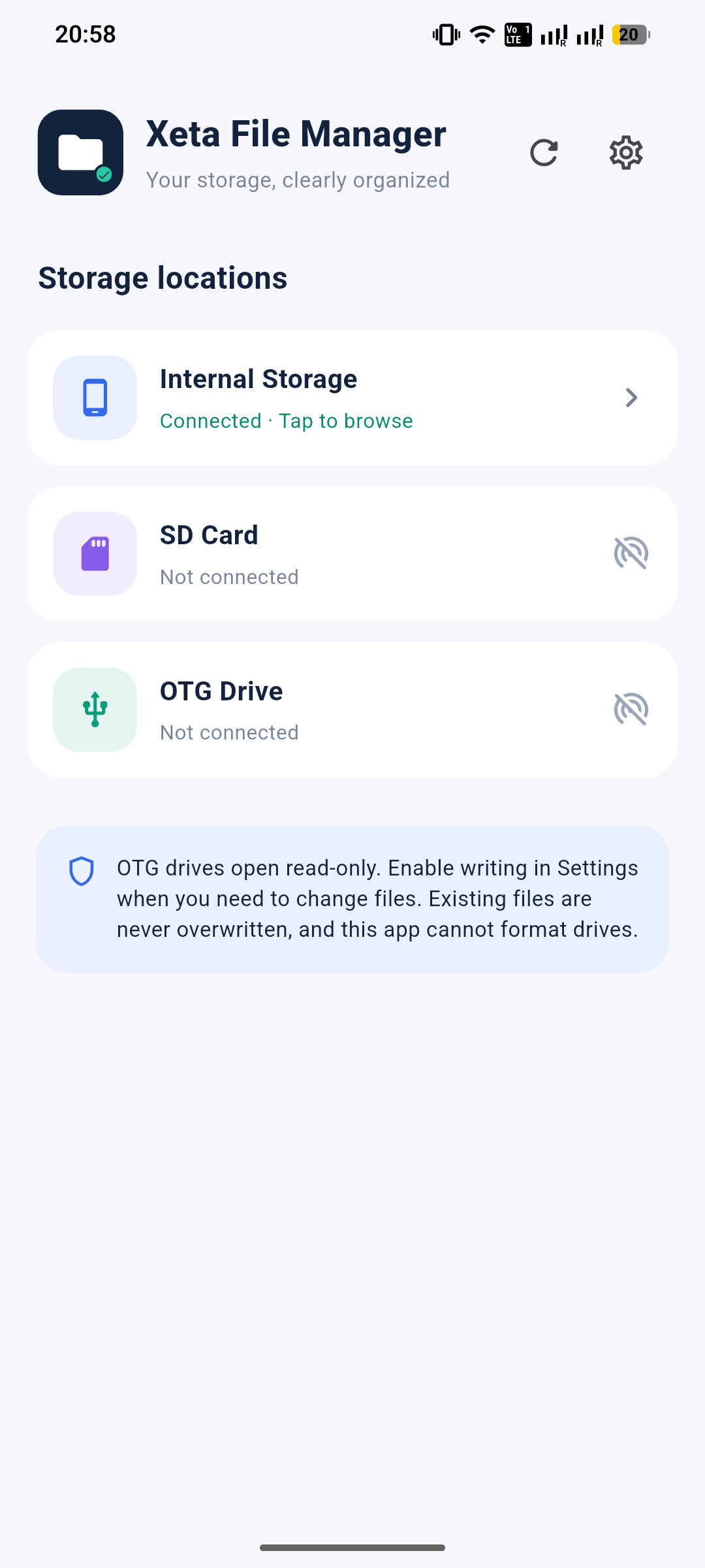 Xeta File Manager screenshot 4